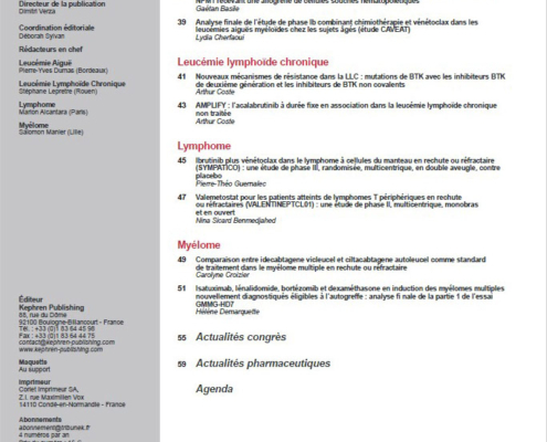 LA-REVUE-TRIBUNEK-HEMATO-V05N02-SOMMAIRE